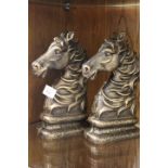 ***A PAIR OF HORSE HEAD BOOKENDS**