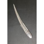 A MODERN HALLMARKED SILVER LETTER OPENER