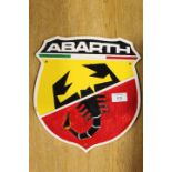 ***A FIAT ABARTH PLAQUE**