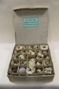 A BOXED TRAY OF GERMAN EARLY LIGHT BULBS