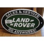 ***A LAND ROVER SALES AND SERVICE SIGN**