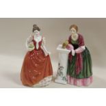 ROYAL DOULTON LIMITED EDITION FIGURINE FLORENCE NIGHTINGALE - NUMBER 1009 OF 5000 TOGETHER WITH
