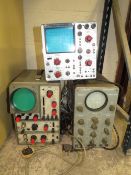 THREE VINTAGE CATHODE RAY OSCILLOSCOPES (3)