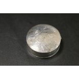 A 925 SILVER LIDDED BOX