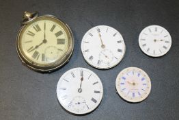 GENTS ANTIQUE POCKET WATCH AND POCKET WATCH MOVEMENTS