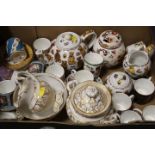 ASSORTED OF COFFEE AND TEA WARE TO INCLUDE COALPORT MUSEUM HISTORIC COFFEE CUP PIECES
