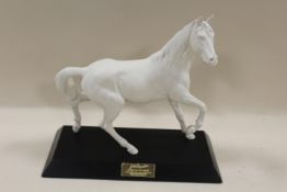 BESWICK MODEL OF HORSE ENTITLED SPIRIT OF THE WILD I MATT WHITE FINISH