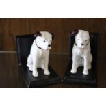 ***A SET OF NIPPER DOG BOOKENDS**