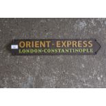 ***AN ORIENT EXPRESS PLAQUE**