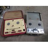 TWO VINTAGE REEL TO REEL TAPE RECORDERS TO INCLUDE A SONY 262 AND A SOUND ELECTRONICS EXAMPLE (2)