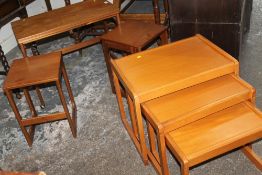 TWO VINTAGE NEST OF TABLES