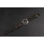 A VINTAGE 15 JEWELS MILITARY WRISTWATCH