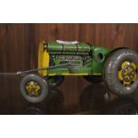 A METTOY PLAYTHINGS TIN PLATE TRACTOR