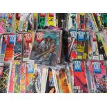 A TRAY OF 2000AD COMICS FEATURING JUDGE DREDD FROM THE LATE 1980'S, TO INCLUDE AN UNBROKEN RUN