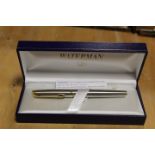 A CASED WATERMANS FOUNTAIN PEN