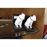 ***A SET OF NIPPER DOG BOOKENDS**