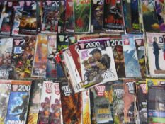 A BOX OF 2000AD COMICS MAINLY FROM THE 2000S