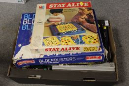 A TRAY OF VINTAGE BOARD GAMES