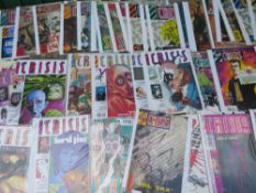 A BOX OF MIXED COMICS MAINLY FROM THE LATE 1970S TO INCLUDE BATTLE, TORNADO, STARLORD AND CRISIS,