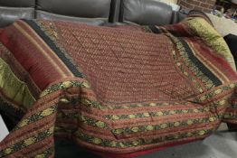 A LARGE VINTAGE THROW