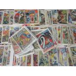 A QUANTITY OF 2000AD COMICS FEATURING JUDGE DREDD, COMPLETE RUN FROM PROGRAMME 300 22N JANUARY