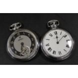 TWO VINTAGE MENS POCKET WATCHES BY INGERSOL