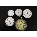 GENTS ANTIQUE POCKET WATCH AND POCKET WATCH MOVEMENTS