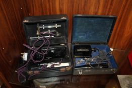 TWO VINTAGE BOXED ELECTRIC SHOCK MACHINE & MASSAGER