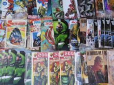 A TRAY OF 2000AD COMICS MAINLY FROM THE 2000'S, SOME DUPLICATIONS