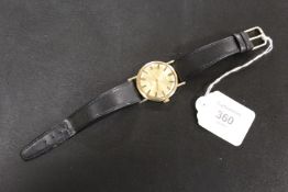 A ROTARY 17 JEWELS INCABLOC WRIST WATCH POSSIBLY 9 CARAT GOLD CASE (UNCHECKED )
