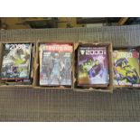 FOUR BOXES OF 2000AD JUDGE DRESS COMICS FROM MIXED ERAS TO INCLUDE 2011, 2012, 2013, ETC