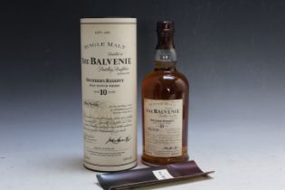 1 BOTTLE OF THE BALVENIE FOUNDER'S RESERVE AGED 10 YEARS SINGLE MALT SCOTCH WHISKY IN GIFT TUBE