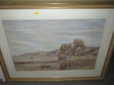 J.H. PARKINGSON (XX). 'The Mumbles', signed lower right and dated '83, watercolour, gilt framed