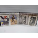 AN ALBUM CONTAINING APPROXIMATELY 200 SPORTS RELATED POSTCARDS, comprising cards on cricket, Formula