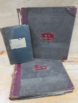 LOCAL HISTORICAL INTEREST - TWO LARGE VICTORIAN STAFFORDSHIRE POLICE LEDGERS / No. 2 CHARGE BOOKS