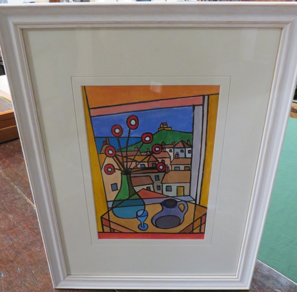 ST IVES SCHOOL (XXI). Studio view of St. Ives, numbered lower right, framed and glazed, 25.5 x 17. - Image 3 of 3