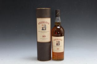 1 VINTAGE BOTTLING OF ABERLOUR AGED 10 YEARS SINGLE HIGHLAND MALT WHISKY, in presentation tube