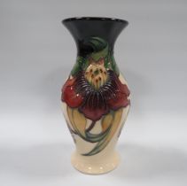 A MOORCROFT ANNA LILY PATTERN VASE, with impressed and painted marks to base, H 19 cm