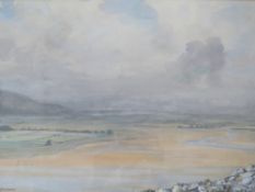 SARAH GOUGH ADAMSON (1905-1950). 'Estuary of The "Kent', see label verso, signed and dated 1924