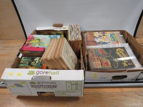 TWO TRAYS OF ASSORTED COMICS, the first tray containing over 100 Class A Series comics to include 21