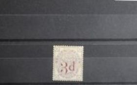 POSTAGE STAMP - S.G. 159 1883 3d ON 3d LILAC, mint