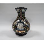 A MOORCROFT 'TRIBUTE TO WILLIAM MORRIS' PATTERN VASE, of bulbous form, impressed and painted marks