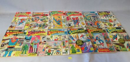 TWELVE DC EIGHTY PAGE GIANT COMICS - MAINLY SUPERMAN, to include issues 1,3,4,5,6 etc., together