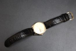 A TISSOT SEASTAR AUTOMATIC DAYDATE WRIST WATCH, on replacement leather strap, Dia 4 cmCondition