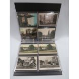 AN ALBUM CONTAINING APPROXIMATELY 130 VINTAGE POSTCARDS OF LOCAL INTEREST, all showing views of