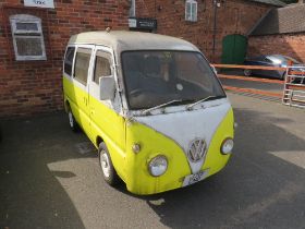 A 1992 MAZDA SCRUM, 'J701 CNO, small motor caravan 660cc, petrol, 2 axle rigid body, with some