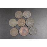 A COLLECTION OF 1797 CARTWHEEL COINS