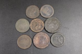 A COLLECTION OF 1797 CARTWHEEL COINS