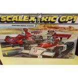 A BOXED VINTAGE SCALEXTRIC P1 SET CONTENTS UNCHECKED