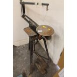 A VINTAGE HAND PEDAL GEM COPING SAW A/F